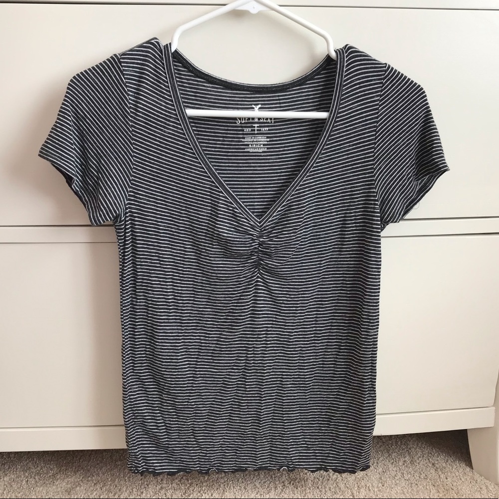 American Eagle Striped T-shirt